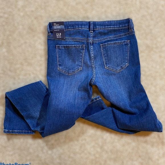 Gap Kids Skinny Sequin Flippy Emoji Jeans, Hi Bye Smiley Face NWT Size 10 - Picture 14 of 14